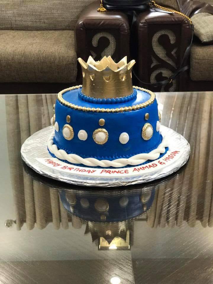 Prince Mikyle Crown Cake - Rashmi's Bakery