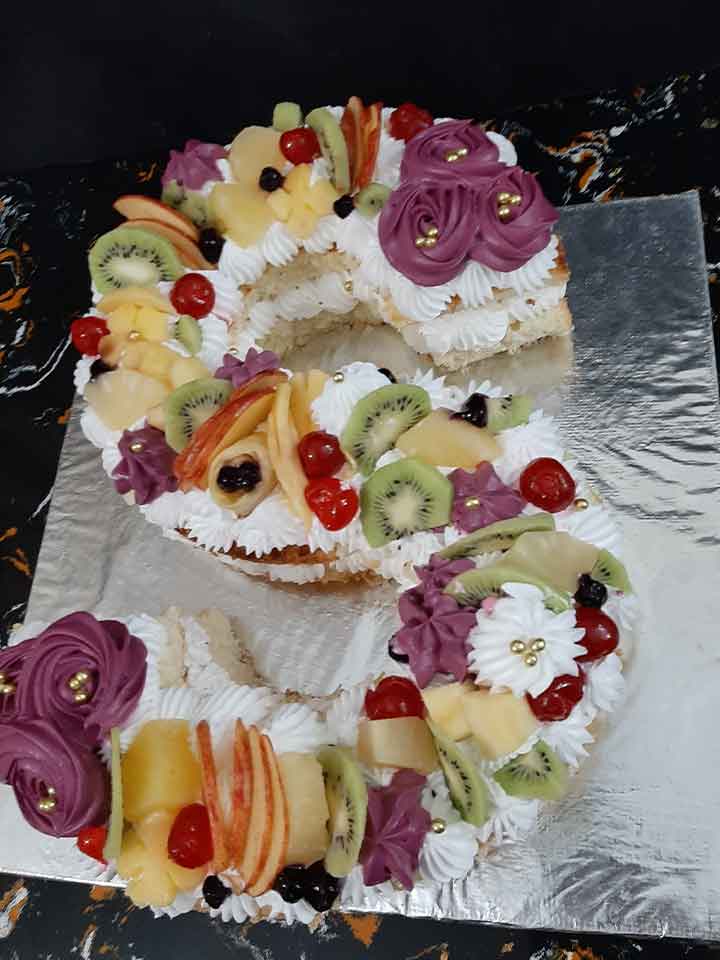 Letter Cake | French Bakery Dubai