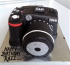 DSLR camera Cake for photographers